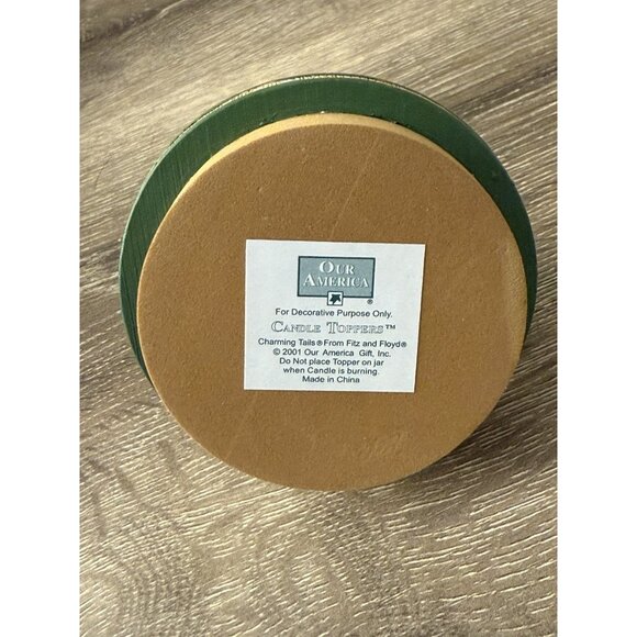 Charming Tails Fitz & Floyd Oh Mackenzie Tree Christmas Mouse Candle Topper MM23 - Picture 3 of 4